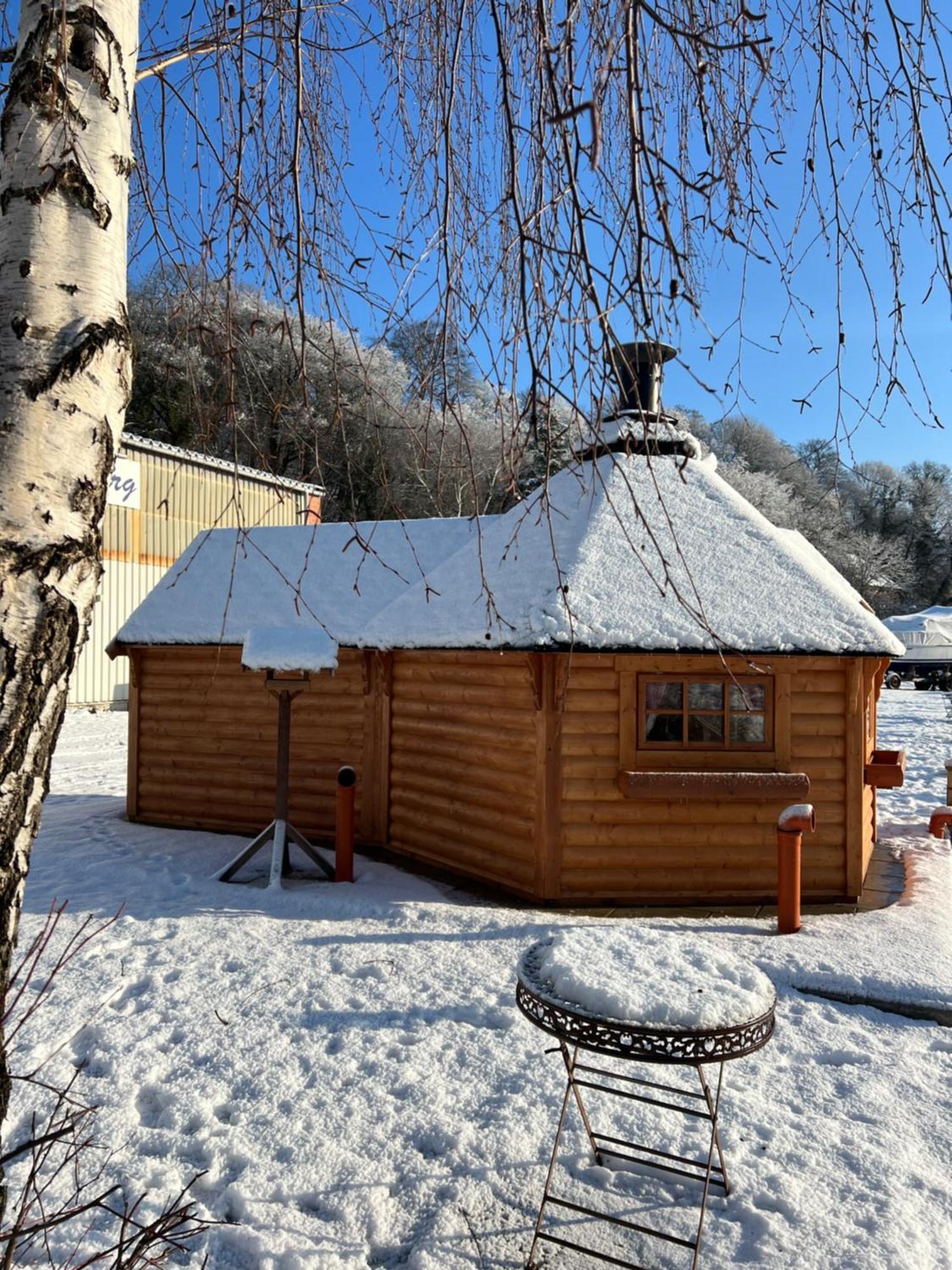 Отель Grillkota Holzhuette Лауэнбург Экстерьер фото